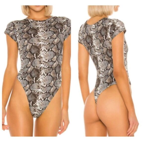 Pam & Gela F19 Baby Boa Bodysuit Crew Neck Natural - Picture 1 of 11